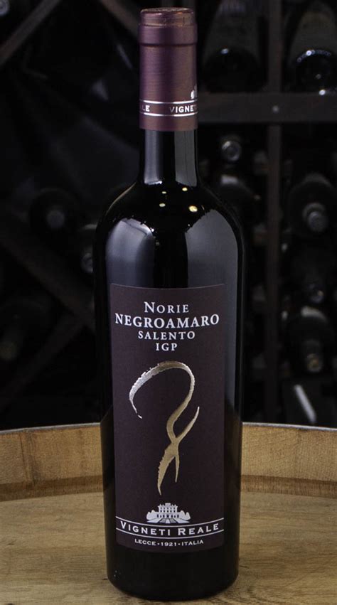 Wine Vigneti Reale Negroamaro Norie Salento 2017