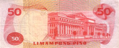 50 Piso Sergio Osmeña Philippines Numista