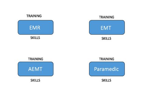 Levels of EMS Training (Chapter 1) Diagram | Quizlet