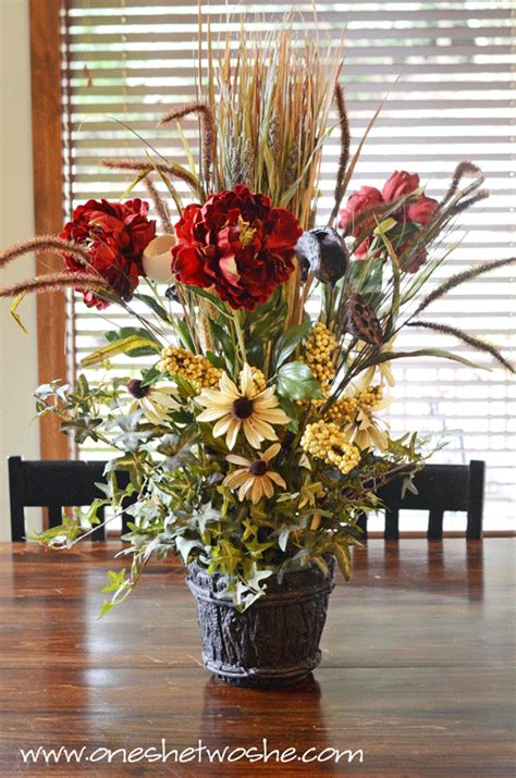 Diy Silk Flower Arrangements Flower Arrangements Center Pieces Trendy Flowers Beautiful