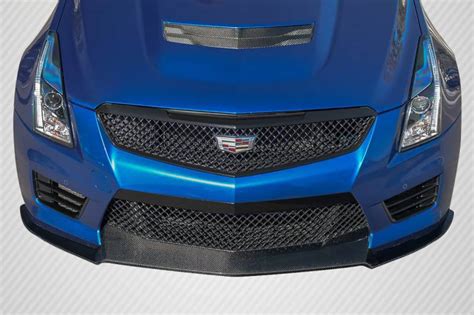 Cadillac Ats V V Look Carbon Fiber Front Bumper Lip Body Kit