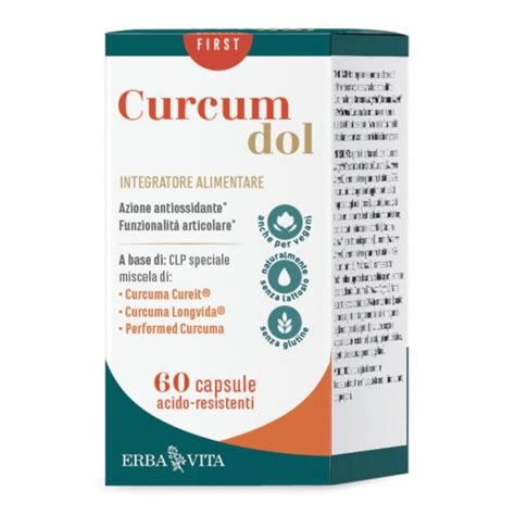 Curcum Dol Erba Vita Capsule Farmacia Loreto