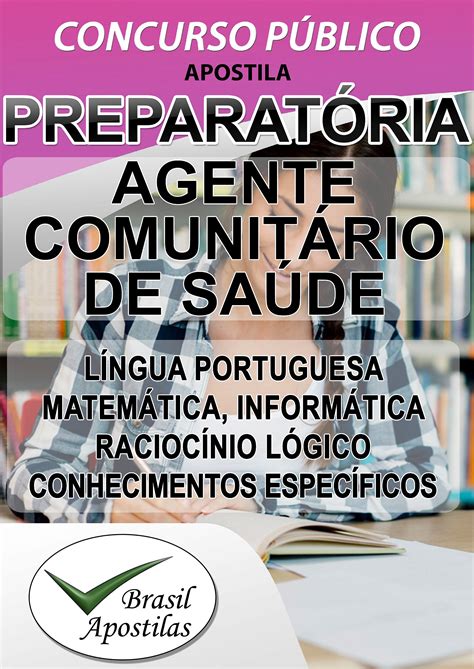 Apostila PREPARATÓRIA para Agente Comunitário De Saúde Brasil Apostilas