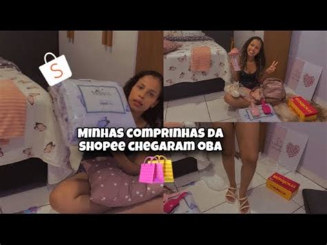 Minhas Comprinhas Da Shopee Chegaram Eu Mostrei Tudo Pra Voc S Youtube