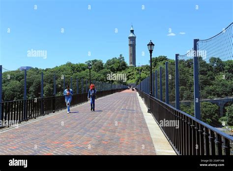 Croton Aqueduct High Bridge Over The Harlem River New York City Stock