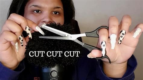 Let Me Quickly Cut Your Hair 💇🏾‍♀️💇🏾‍♂️ Asmr Youtube