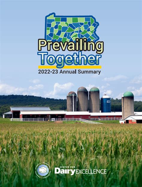 2022 23 Annual Summary Center For Dairy Excellence