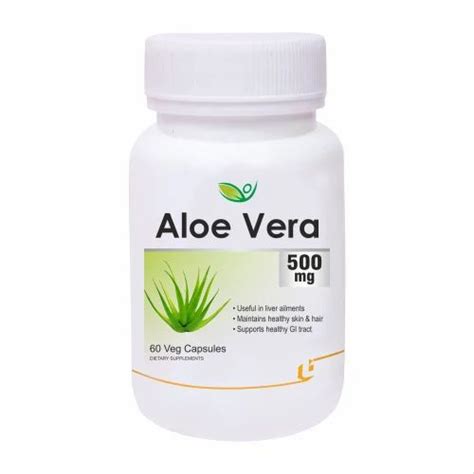 Generic Aloe Vera Capsules Non Prescription Packaging Type Bottle At