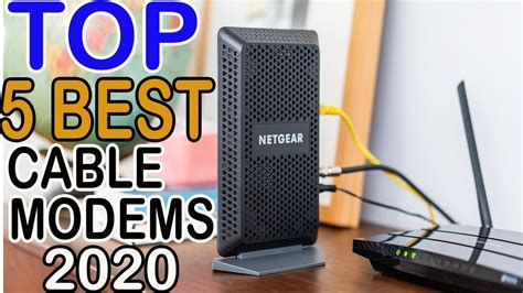 Top 5 Best CABLE MODEMS For 2020 YouTube