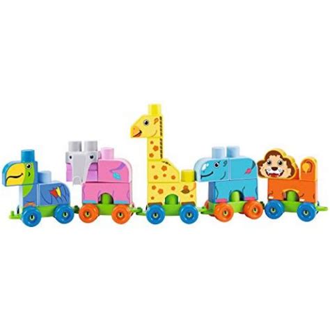 Ecoiffier Le Train Des Animaux Abrick Maxi Jeu De Construction Pour