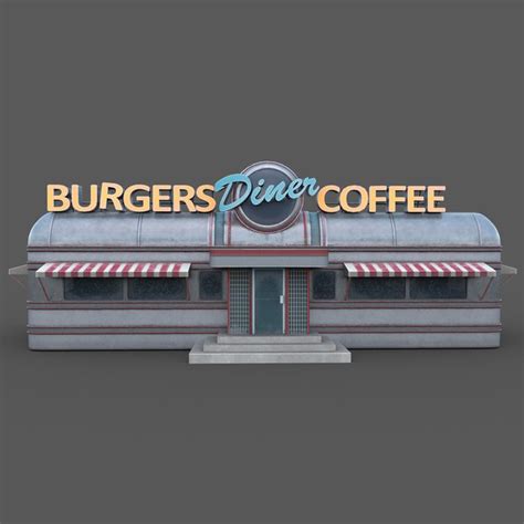 Free 3d Diner Models Turbosquid