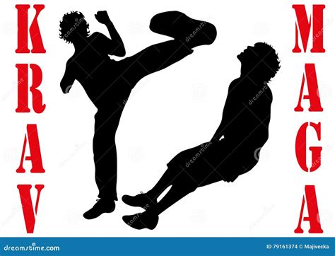 Krav Maga Stock Vector Illustration Of Violence Krav 79161374