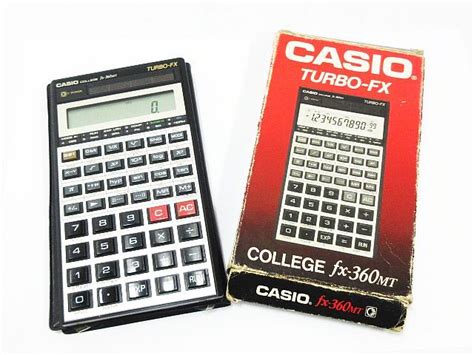 【傷や汚れあり】 簡易動作のみ確認 ジャンク 現状品 Casio カシオ 関数電卓 Fx 360mt Turbo Fx 計算機 カバー付きの落札情報詳細 ヤフオク落札価格検索 オークフリー