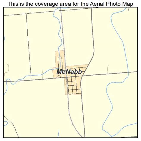 aerial photography map  mcnabb il illinois