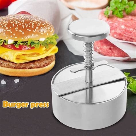 Presse Hamburger Moule Steak Hach En Acier Inoxydable Avec