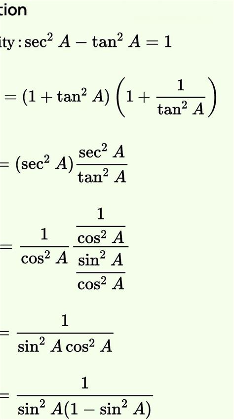 Prove That Sin Cos Cos A Cos A Tan Brainly In