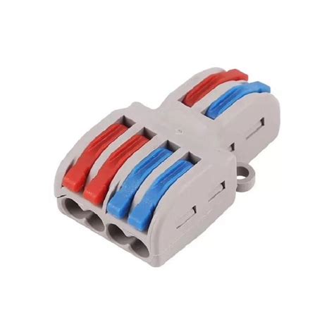 Jual Konektor Wago 2 To 4 Connector SPL42 Kabel SPL 42 Terminal Block