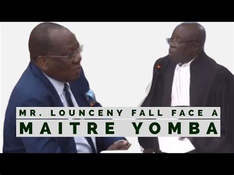 Guinée Maitre Yomba face à Mr Lounceny Fall proces du 28 septembre