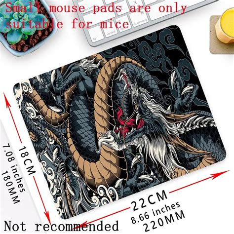 Mouse Pad Gamer Gigante Tecido Dragão Louco Speed Borda Led 13 Cores