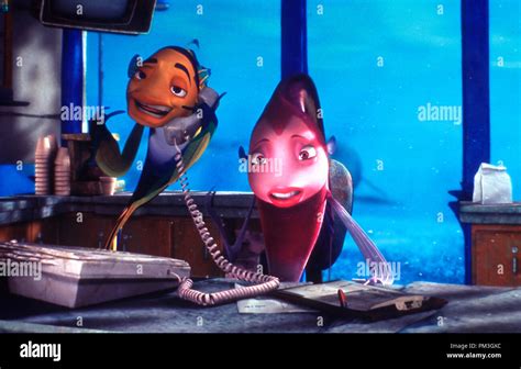 Shark Tale Angie And Oscar Kiss