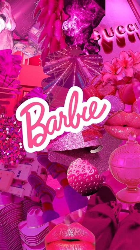 Download Pink Barbie Aesthetic Collage Wallpaper