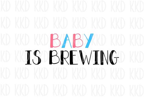 Baby Is Brewing SVG Baby Announcement SVG Pregnancy Etsy