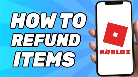 How To Refund Items In Roblox Full Guide YouTube