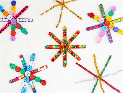 Popsicle Stick Snowflakes - Goimages Now