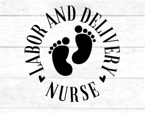 labor  delivery nurse digital cut file design png  cricut svg