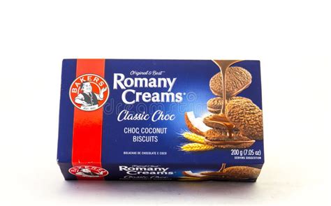 Romany Cream Choc Coconut Biscuits Editorial Stock Photo - Image of ...