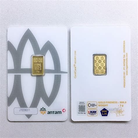 Jual Termurah Certicard Kemasan Terbaru Antm Original Certieye Logam