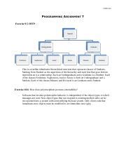 Assignment7 Docx CSIS 212 PROGRAMMING ASSIGNMENT 7 Exercise 9 5