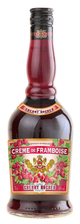 Cr Me De Framboise Fruit Liqueurs Traditional Bottle Cherry Rocher