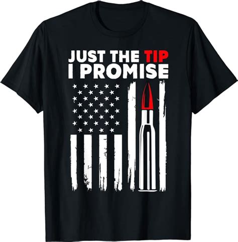 Just The Tip Usa Flag Bullet Ts T Shirt Clothing