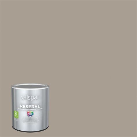 Valspar Reserve Flat Smoked Oyster 6005 1c Interior Paint 1 Quart In The Interior Paint