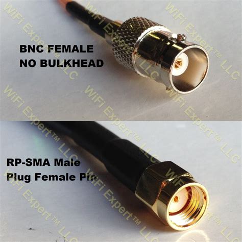 Lmr Bnc Female To Rp Sma Male Coaxial Rf Pigtail Cable Rf Coaxial