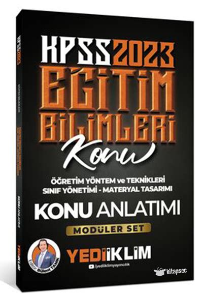 2023 KPSS Eğitim Bilimleri ÖYT Sınıf Yönetimi Materyal Tasarımı Konu