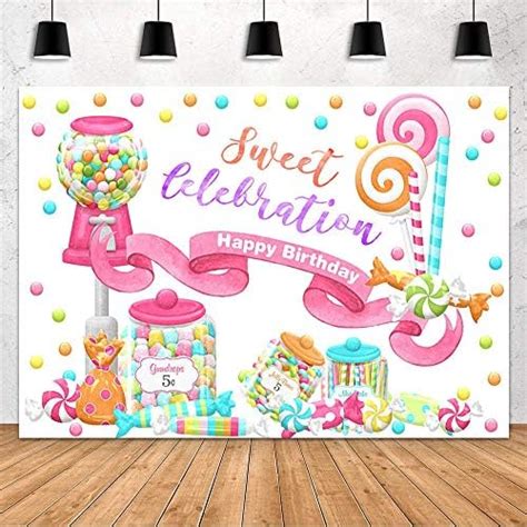 Mehofoto 7x5ft Candy Shop Candyland Girl Birthday Party