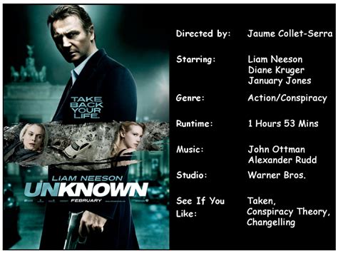 Unknown: Movie Review | Good Film Guide