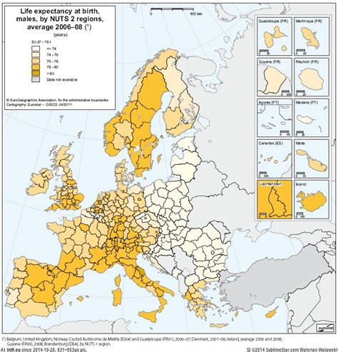 Pic Life Men Expectancy Europe B My R Maps Favs