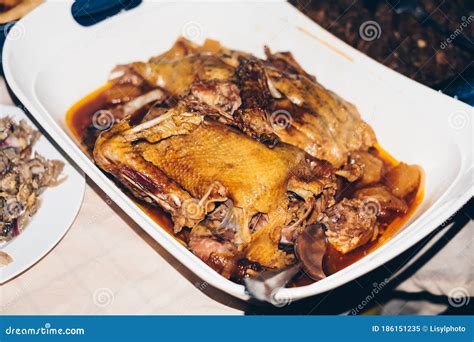 Filipino Dish Stewed Whole Duck Also Known As `Pato Tim`, `Patotin ...