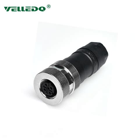 M12 Sensor Connector 4 Pin Female Straight China Connector And Sensor