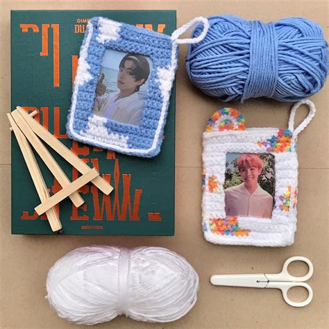 Photocard Holder Pattern Collection Etsy Canada Crochet Crafts