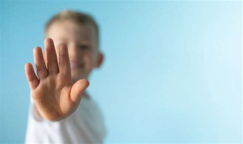 Child Hand Stop Stock Photos Pictures And Royalty Free Images Istock