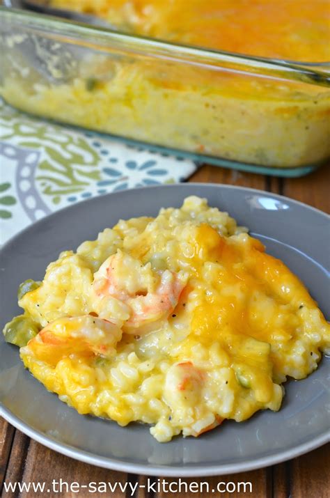 The Savvy Kitchen Shrimp And Rice Casserole Bake