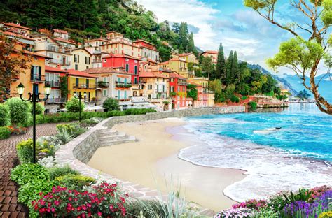 Italian Coastal Village Collage Jigsaw Puzzle In Puzzle Of The Day