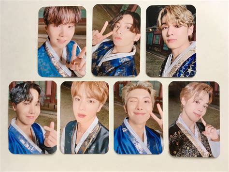 Bts Photocards Chuseok Hanbok Pack Kpop Selca Cards Bts Etsy