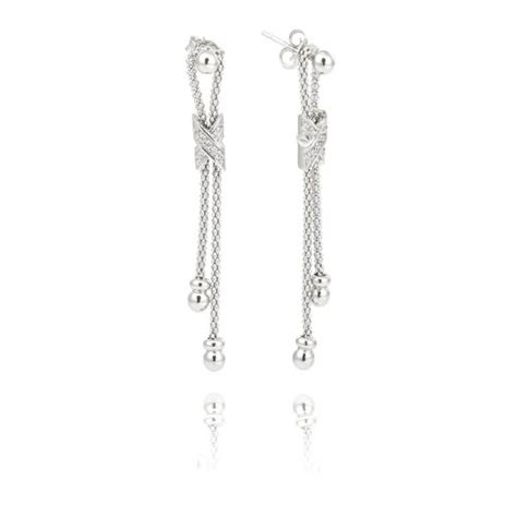 Boucles D Oreilles Una Storia Infini Argent