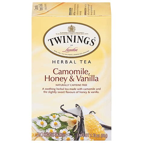 Twinings Of London Camomile Honey Vanilla Herbal Tea Tea Bags