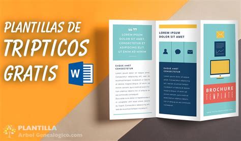 Plantillas De Tripticos En Word Para Descargar GRATIS Plantilla De